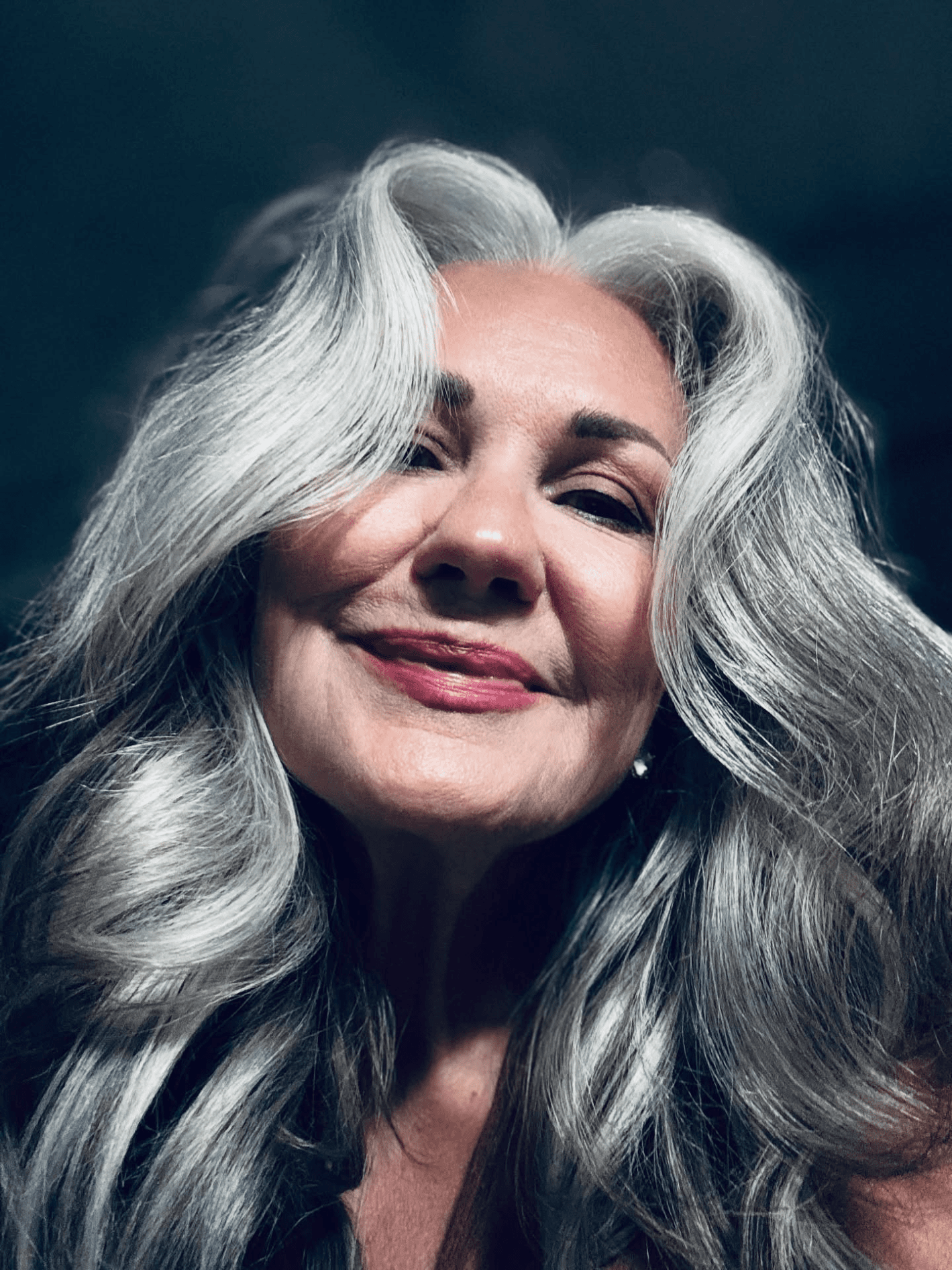 soft silver wave cascade