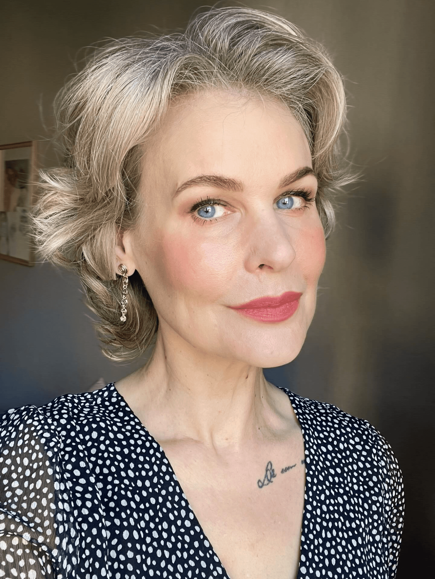Soft Silver Layered Bob
