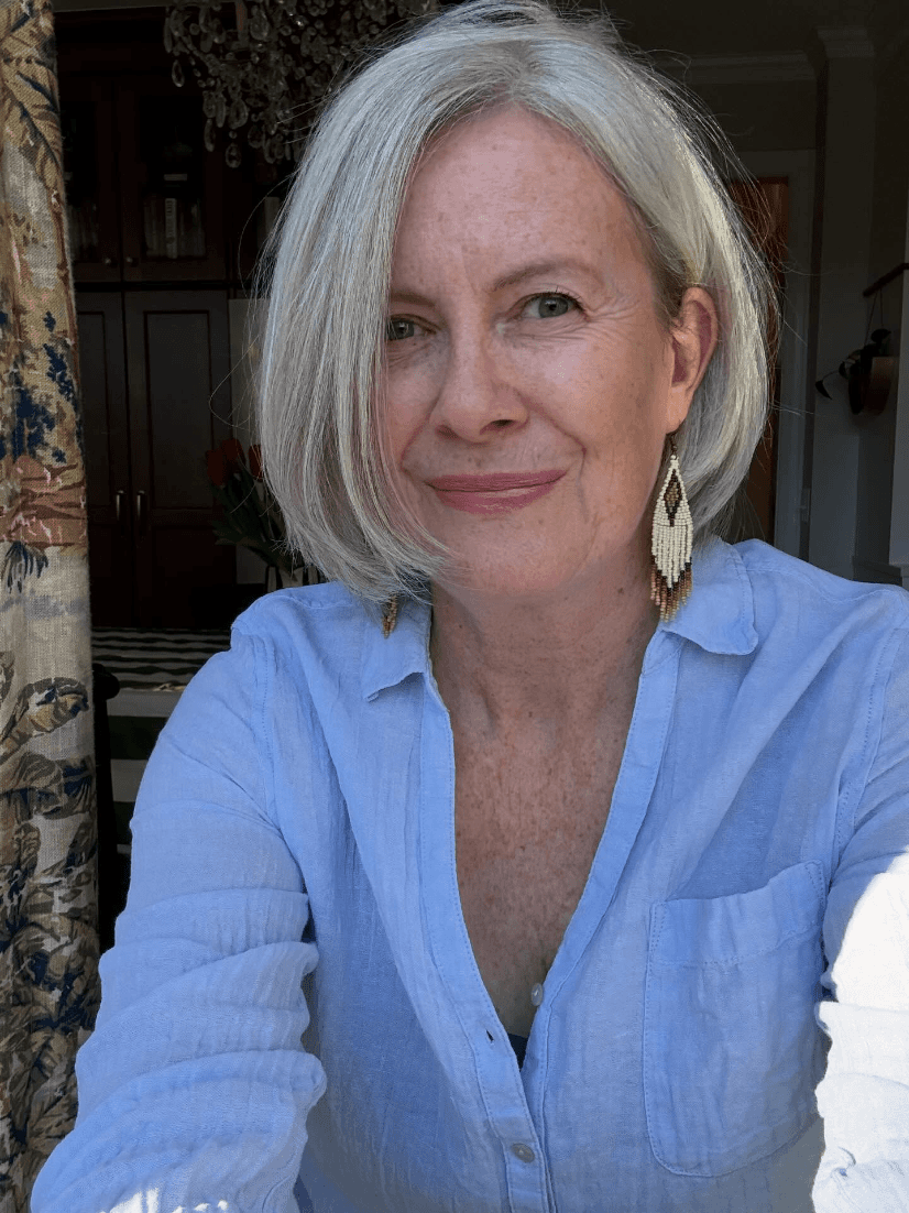 Chin Length Silver Bob Chin Length Silver Bob
