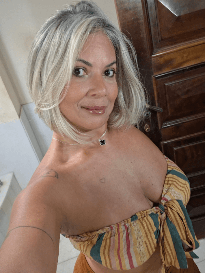 Luminous Silver Blonde Bob
