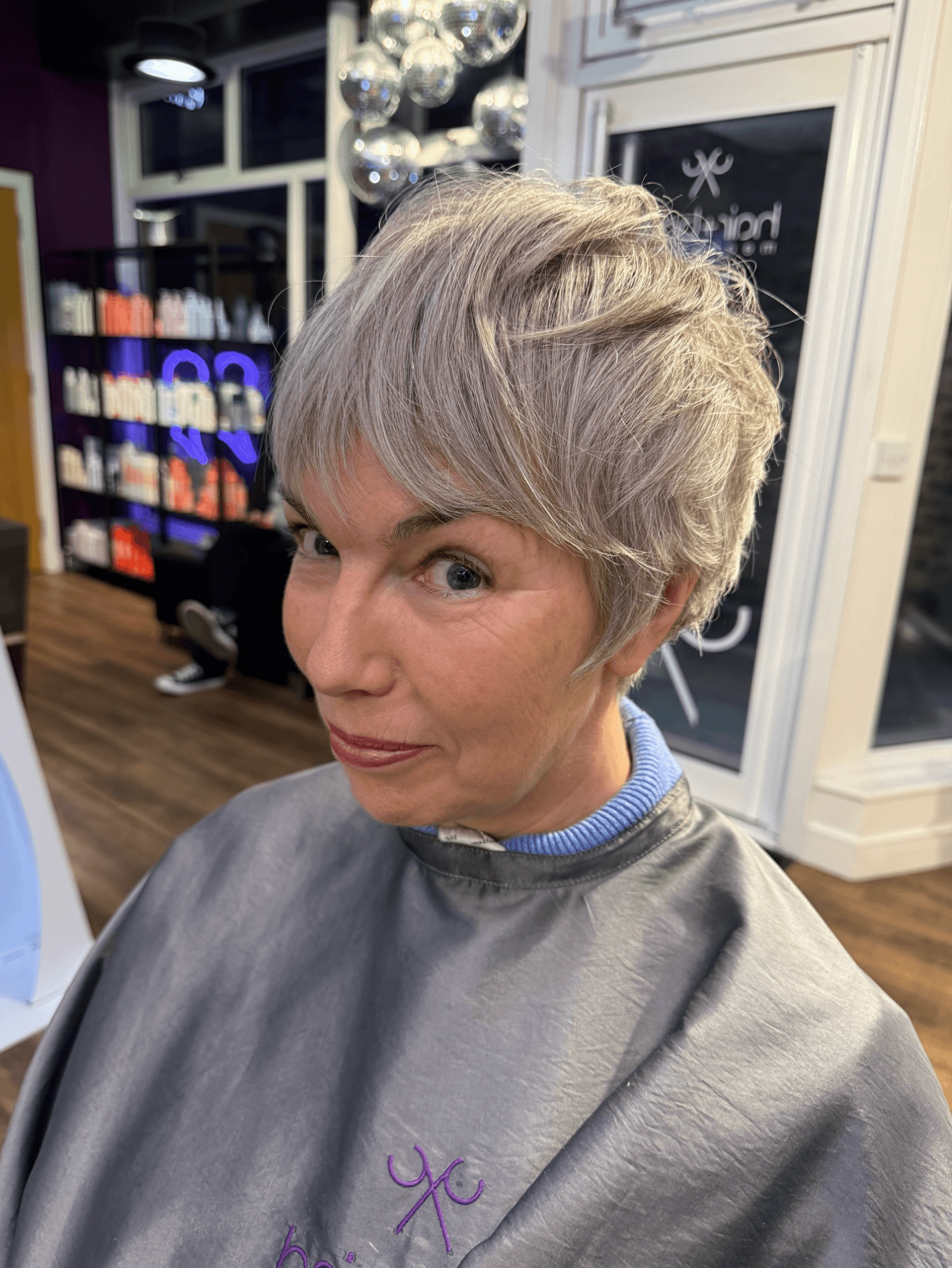 Chic Silver Feathered Bixie