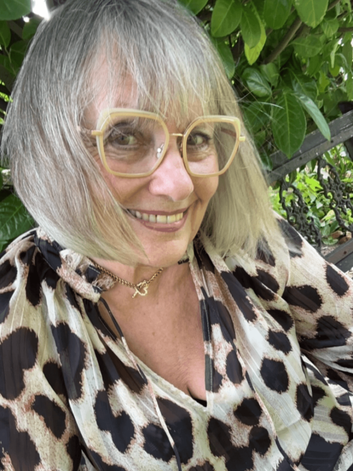 Silver Bob with Wispy Bangs
