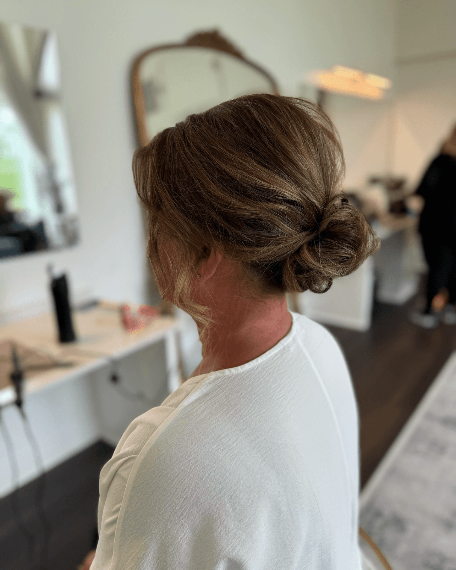 Soft Romantic Low Chignon
