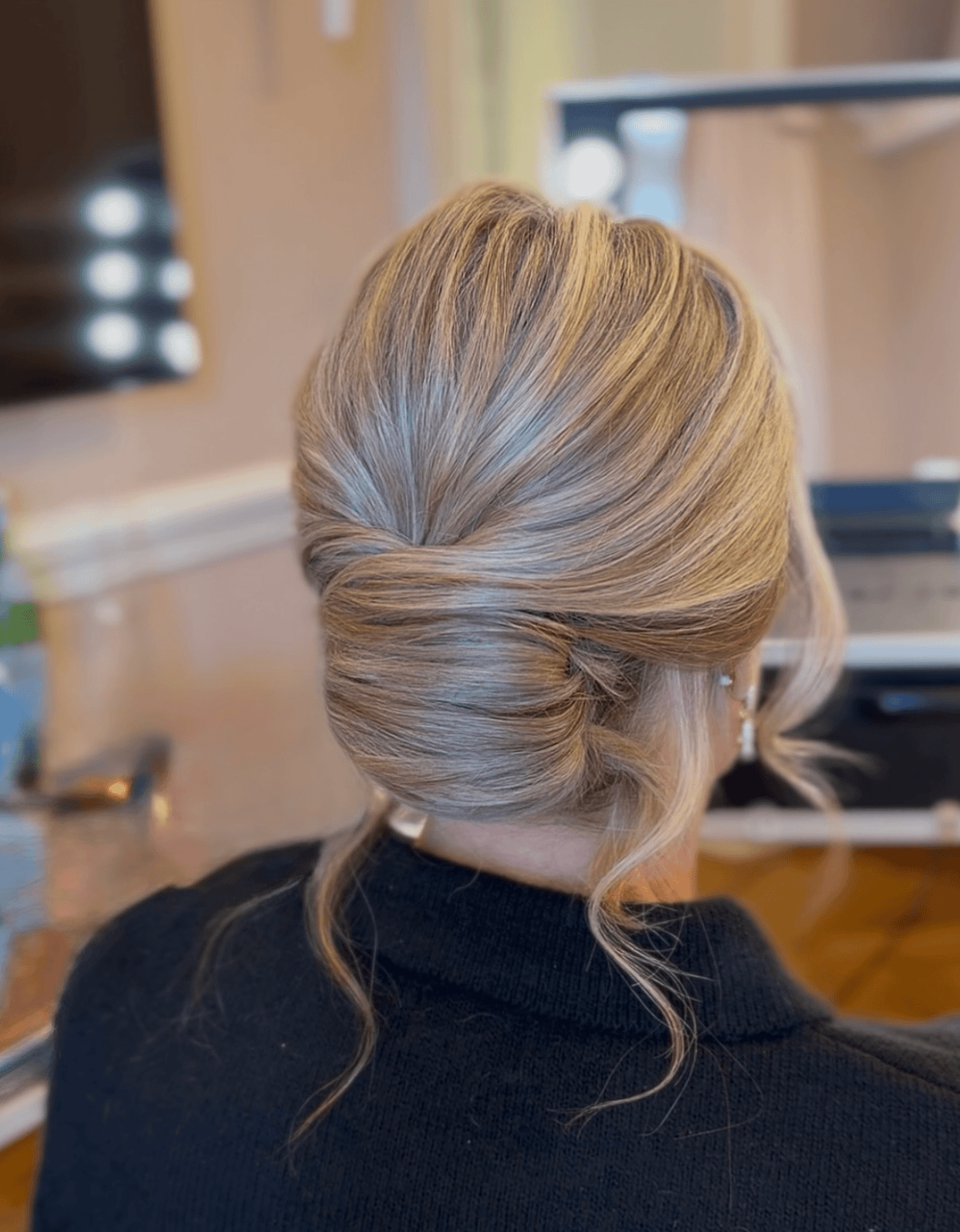 Softly Swept French Twist