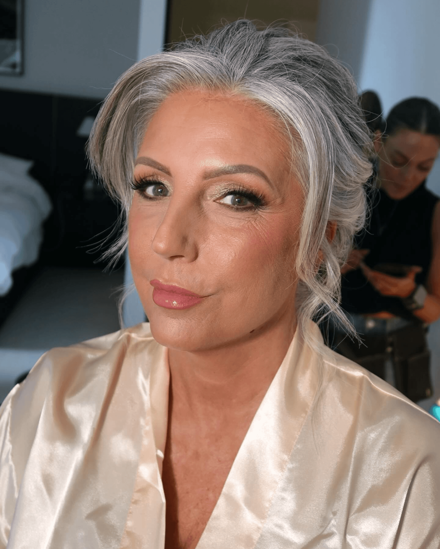 Timeless Silver Updo
